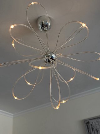 Lámpara LED Cálida Techo Diseño Flor