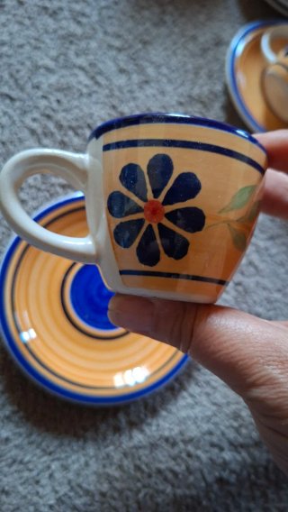 Set 8 Tazzine Caffè Country Nuove