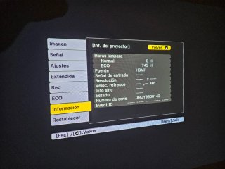 Proyector Epson EH-TW610 Full HD 1080p como nuevo