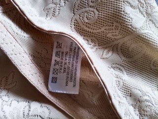 Culottes anti-rozaduras negro y beige