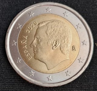 Moneda 2 euros España 2020 sin circular