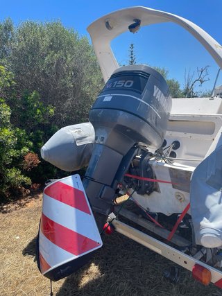 Remolque Heku 2t con Bote Sacs 6m y Yamaha 150cv