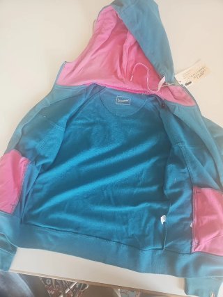 Felpa Vespa con zip e cappuccio donna Tg S