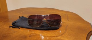 Gafas de sol Miu Miu Marrón y Dorado