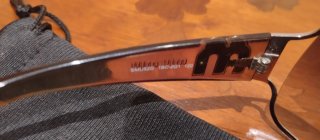 Gafas de sol Miu Miu Marrón y Dorado