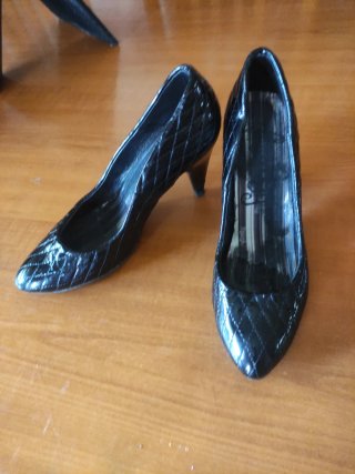 Zapatos de tacón negros 38