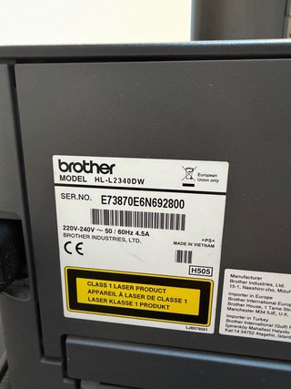 Impresora Láser Brother Negra HL-L2340DW