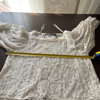 Camisa de encaje blanco