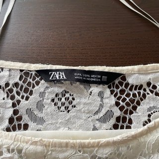 Camisa de encaje blanco