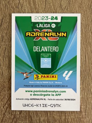 Cromo Raphinha Panini Adrenalyn 23/24 Ed. Limitada
