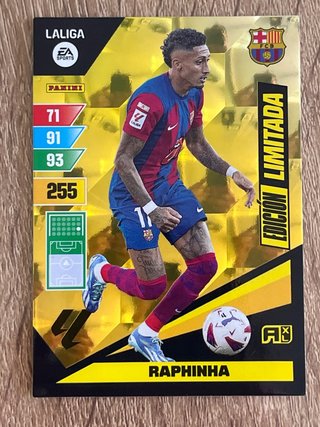 Cromo Raphinha Panini Adrenalyn 23/24 Ed. Limitada
