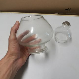 Vaso Farmacia Vintage Vetro Trasparente