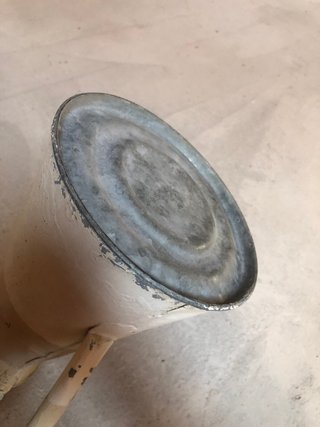 Jarra metálica antigua S. XIX