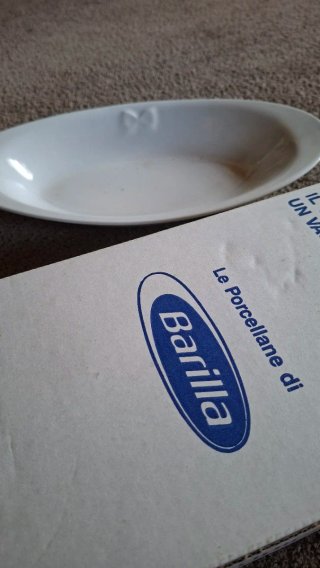 Vassoio Barilla in porcellana [nuovo]
