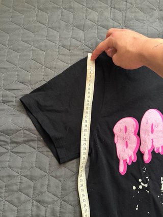 Camiseta Barrow Negra con Estampado Multicolor