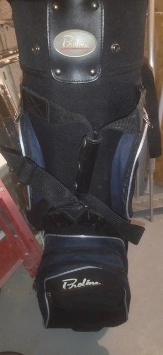 Bolsa de palos de golf negra