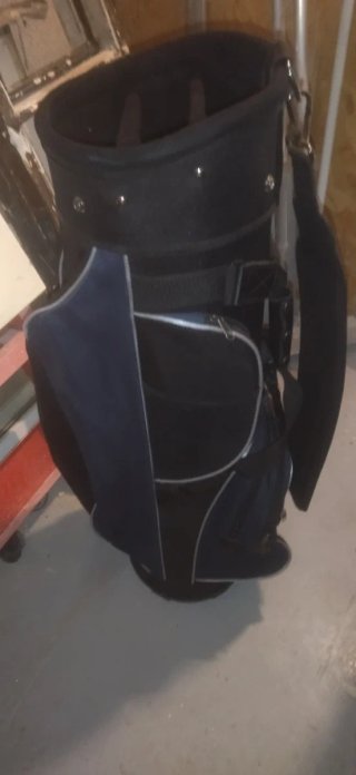 Bolsa de palos de golf negra