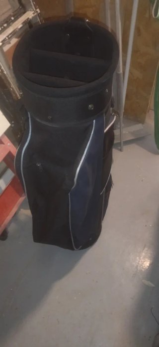 Bolsa de palos de golf negra