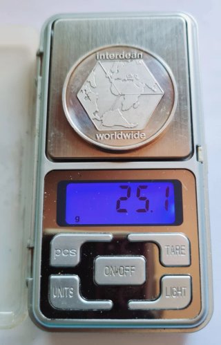 Medalla Plata 999 25 Años Conmemorativa
