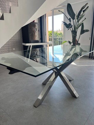 Mesa Comedor Cristal 200x100