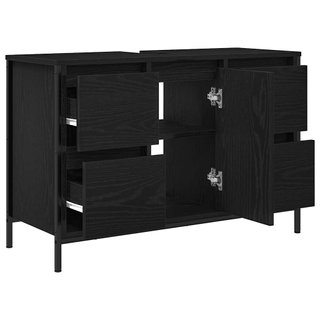 Mueble Lavabo con Cajones 90×34,5×60 cm R. Negro
