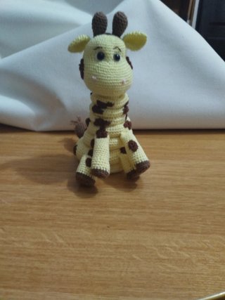 Muñeco Jirafa Crochet Apilable