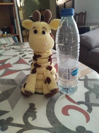 Muñeco Jirafa Crochet Apilable