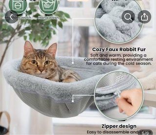 Cama colgante para gato suave