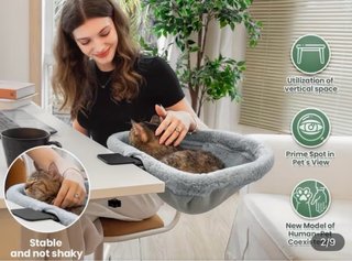 Cama colgante para gato suave