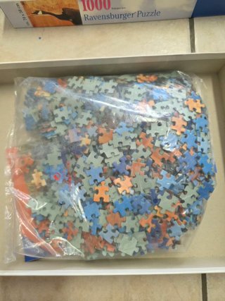 Puzzle Ravensburger 1000 pezzi Le Peuple Migrateur