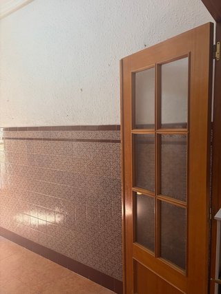 Puertas de madera con cristalera