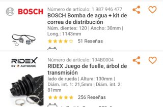 Kit Distribución Audi A3 8P y fuelles