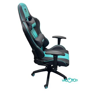 Silla Gaming Nacon Negra y Turquesa