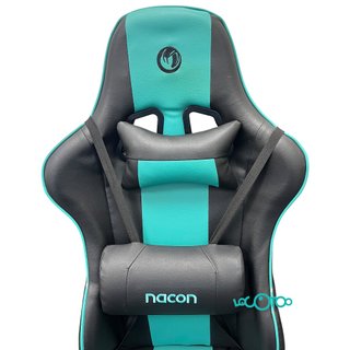 Silla Gaming Nacon Negra y Turquesa