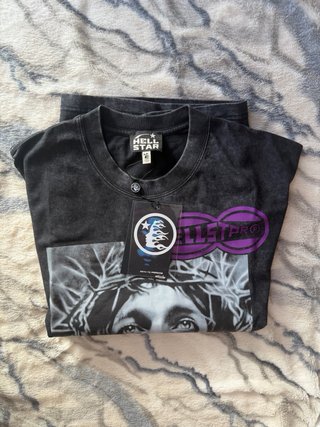 Camiseta Hellstar Faith To Paradise Negra