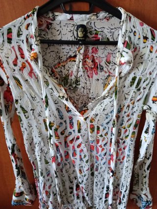Blusa Desigual Multicolor Talla XL