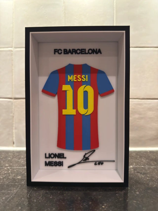 Cuadro 3D Messi - 10 FC Barcelona