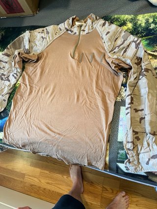 Camiseta Táctica Arida Beige/Marrón