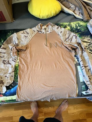 Camiseta Táctica Arida Beige/Marrón