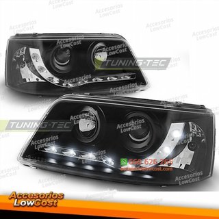 FAROS LUZ DÍA NEGRO apto para VW T5 04/03-08/09