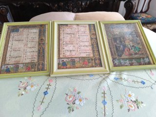 Quadri decorativi vintage. Tre quadri