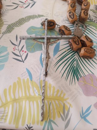 Gran Rosario de Pared Crucifijo
