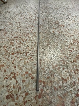 Barra de acero inoxidable macizo 3,4 m