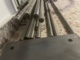 Barra de acero inoxidable macizo 3,4 m