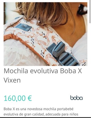 Mochila evolutiva Boba X Vixen
