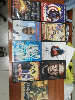 Lote 9 Películas DVD (Acción, Terror, Musical)