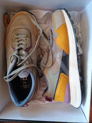 Zapatillas Munich Mujer Talla 39 Lila Ocre