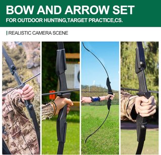 Set Arco Recurvo Adulto 30 lbs + Accesorios