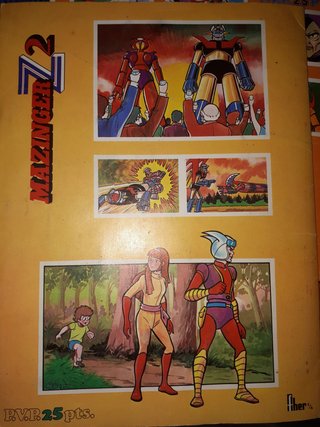 Álbumes Mazinger Z 1 y 2. Cromos Completos