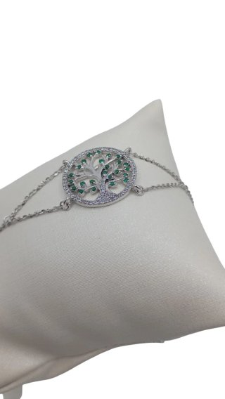 Pulsera árbol de la vida plata
